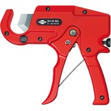 KNIPEX Rohrschneider 94 10 185 rot, für Kunststoffrohre