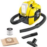 Kärcher WD 1 Compact Battery, Nass-/Trockensauger gelb/schwarz, ohne Akku und Ladegerät