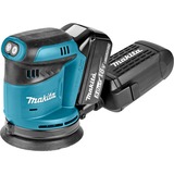 Makita Akku-Exzenterschleifer DBO180RTJ, 18Volt blau/schwarz, 2x Li-Ionen-Akku 5,0Ah, im MAKPAC Gr.2