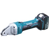 Makita Akku-Kurvenschere DJS101RTJ, 18V, Blechschere blau/schwarz, 2x Li-Ionen-Akku 5,0Ah, im MAKPAC Gr.2