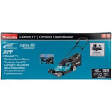 Makita Akku-Rasenmäher DLM432PT2, 36Volt (2x18Volt) blau/schwarz, 2x Li-Ion Akku 5,0Ah