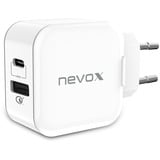 Nevox USB PD Type C + QC3.0, Ladegerät weiß