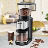 Rommelsbacher Kaffeemühle EKM 500 schwarz/edelstahl, 160 Watt, integrierte Präzisions-Waage