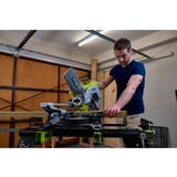 Ryobi ONE+ Akku-Kapp-und Gehrungssäge R18MS216-0, 18Volt grün/schwarz, ohne Akku und Ladegerät