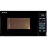 SHARP R742BKW, Mikrowelle schwarz