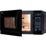 SHARP R742BKW, Mikrowelle schwarz