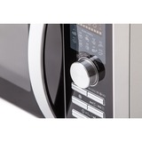 SHARP R843INW, Mikrowelle silber/schwarz