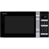 SHARP R860S, Mikrowelle silber/schwarz