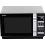 SHARP R860S, Mikrowelle silber/schwarz