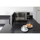 SHARP R860S, Mikrowelle silber/schwarz