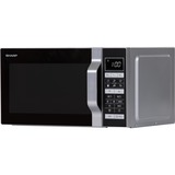 SHARP R860S, Mikrowelle silber/schwarz