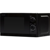 SHARP R-200BKW, Mikrowelle schwarz