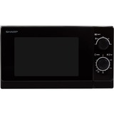 SHARP R-200BKW, Mikrowelle schwarz