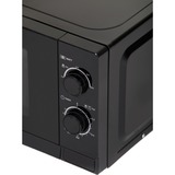 SHARP R-200BKW, Mikrowelle schwarz