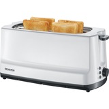 Severin Langschlitz-Toaster START AT 2234 weiß/grau, 1.400 Watt, für 4 Scheiben Toast