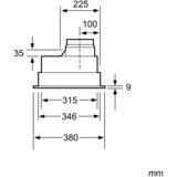 Siemens LB75565 iQ300, Dunstabzugshaube silber