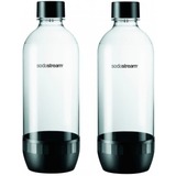 SodaStream Tritan-Flasche Duopack 1L, Trinkflasche transparent/schwarz
