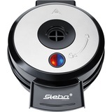 Steba WE 20 Volcano , Waffeleisen schwarz/silber