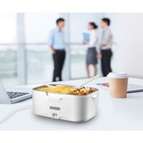 Unold Elektronische Lunchbox, Lunch-Box weiß/dunkelgrau, 35 Watt