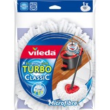 Vileda Turbo EasyWring & Clean Wischmop Komplettset, Bodenwischer schwarz/rot, inkl. Classic Ersatzkopf