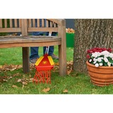 WOLF-Garten Laubrechen 4in1 multi-star, Besen rot/gelb, 76cm