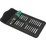 Wera Bicycle Set 2, Bit-Satz schwarz/grün, 13-teilig, in robuster Falttasche