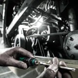 Wera Bit-Satz Kraftform Kompakt 20 mit Tasche schwarz/grün, inkl. Steckgriff und Verlängerung, 1/4"