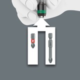 Wera Bit-Satz Kraftform Kompakt 20 mit Tasche schwarz/grün, inkl. Steckgriff und Verlängerung, 1/4"