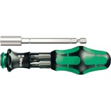 Wera Bit-Set Kraftform Kompakt 28 SB, Bit-Satz inkl. Steckgriff und Verlängerung, 1/4"