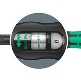 Wera Drehmomentschlüssel mit Umschaltknarre Click-Torque C 2 schwarz/grün, Abtrieb 1/2"