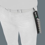 Wera Zyklop Bitnuss-Satz Belt B2, Innensechskant, 3/8", 8-teilig, Steckschlüssel schwarz/silber, mit Haltefunktion