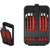 Wiha Bit-Satz slimBit electric, Schlitz und Kreuzschlitz rot, 7-teilig