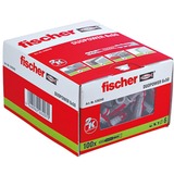 fischer Dübel DUOPOWER 6x50 hellgrau/rot, 100 Stück