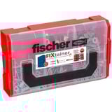 fischer FixTainer-DUOLINE, Dübel hellgrau/rot, mit Schrauben, 181-teilig