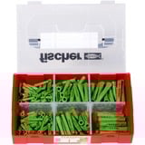 fischer FixTainer - UX-green-Box, Dübel grün, 210-teilig