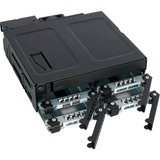 Icy Dock ToughArmor MB604SPO-B, Wechselrahmen schwarz, Backplane-Modul für 1x 5,25" Einbauschacht