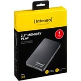 Intenso Memory Play 1 TB, Externe Festplatte schwarz, Micro-USB-B 3.2 Gen 1 (5 Gbit/s)