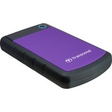 Transcend StoreJet 25H3P 4 TB, Externe Festplatte lila/schwarz, USB-A 3.2 (Gen 1)