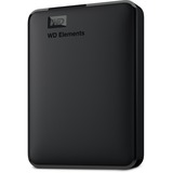 WD Elements Portable 5 TB, Externe Festplatte schwarz, Micro-USB-B 3.2 Gen 1 (5 Gbit/s)