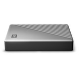 WD My Passport Ultra 4 TB, Externe Festplatte silber/schwarz, USB-C 3.2 Gen 1