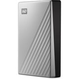 WD My Passport Ultra for Mac 4 TB, Externe Festplatte silber/schwarz, USB-C 3.2 Gen 1