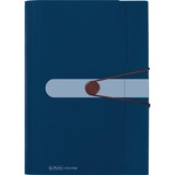 Herlitz Fächermappe Recycling, Ordner dunkelblau