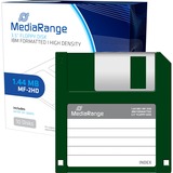 MediaRange Disketten 1,44 MB schwarz, 10 Stück
