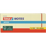 tesa Office Notes, 3 x 100 Blatt, Aufkleber gelb