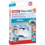 tesa Powerstrips Small, Kleber weiß, 14 Stück