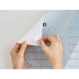 tesa Tack transparent, doppelseitige Klebepads XL, Kleber weiß, 36 Stück