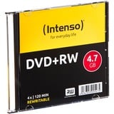 Intenso DVD+RW 4,7 GB, DVD-Rohlinge 4fach, 10 Stück