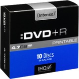 Intenso DVD+R 4,7 GB, DVD-Rohlinge 16fach, 10 Stück