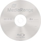 MediaRange BD-R 50 GB, Blu-ray-Rohlinge 6fach, 10 Stück, Retail