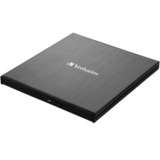Verbatim Externer Slimline, Blu-ray-Brenner schwarz, USB 3.2 Gen 1 (Typ-C)